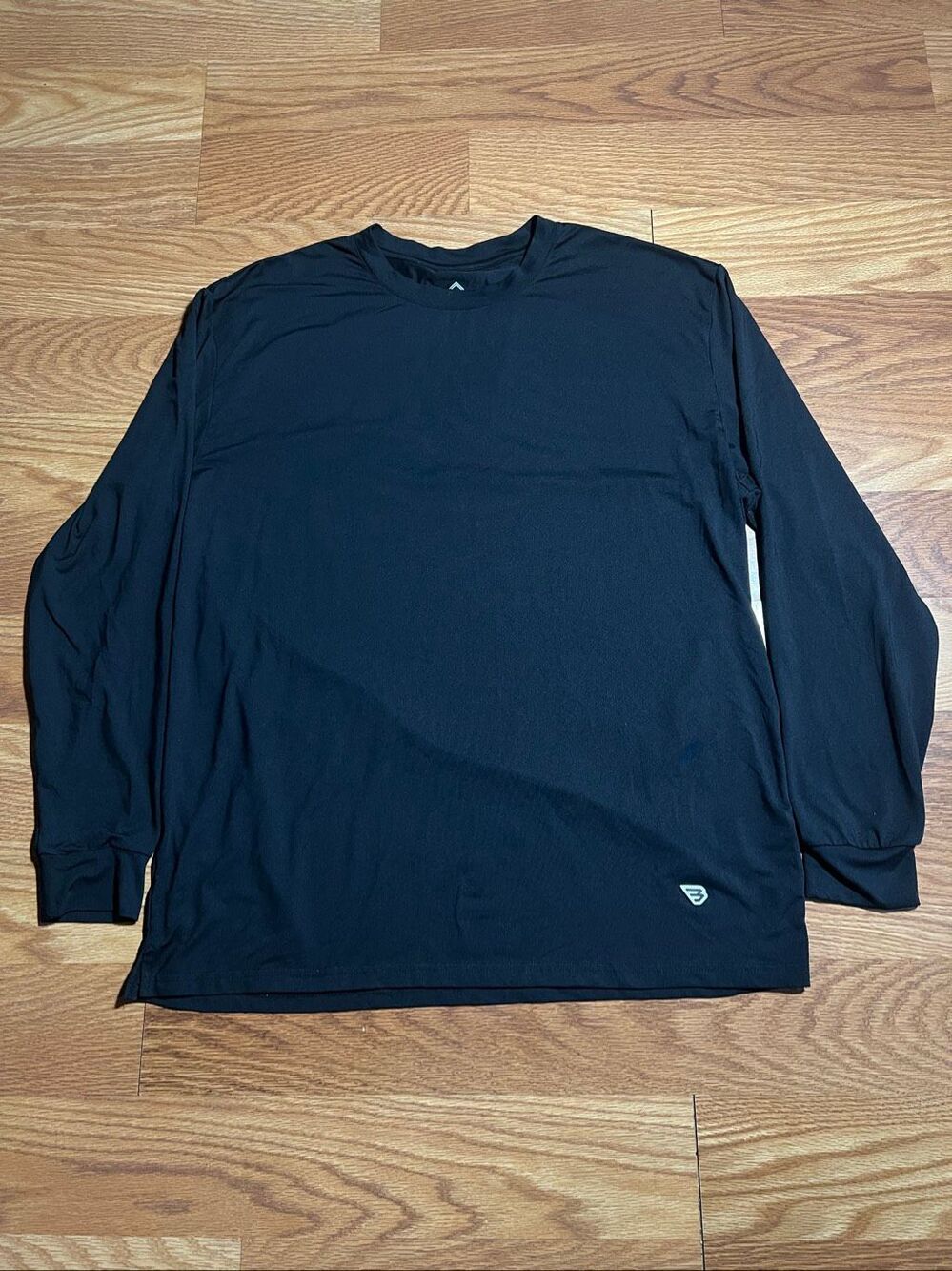 Burlebo Men’s Performance Black Long Sleeve Shirt Large